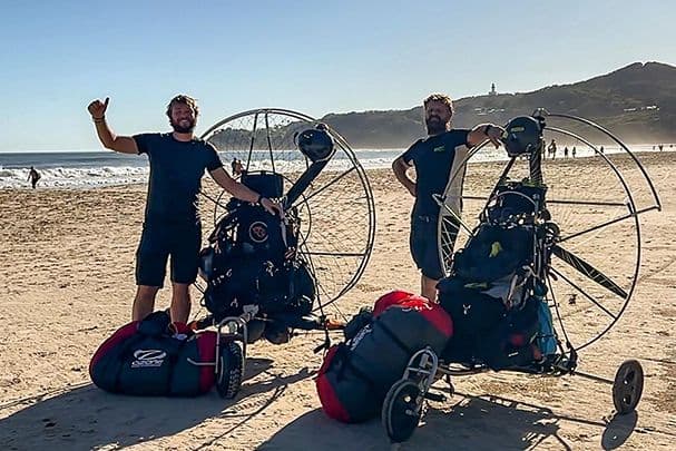 World Record Flight Across Australia