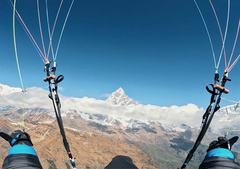 Givré: 1000 km in parapendio sull'Himalaya