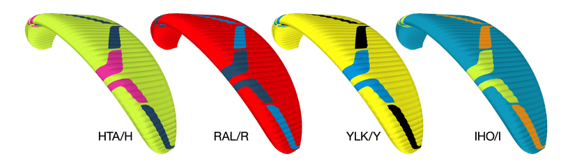 Ozone Sirocco 3 Paraglider 1 Colour Options