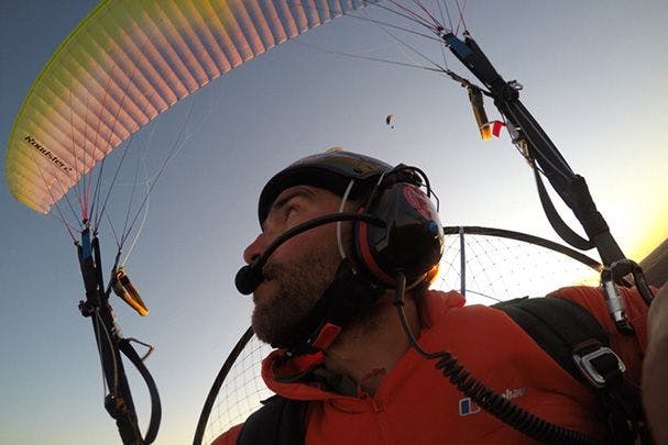 The Turner Twins paramotor to The Red Pole, Australia's most inaccessible point.