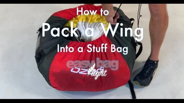 How to Pack a Wing Into a Stuff Bag