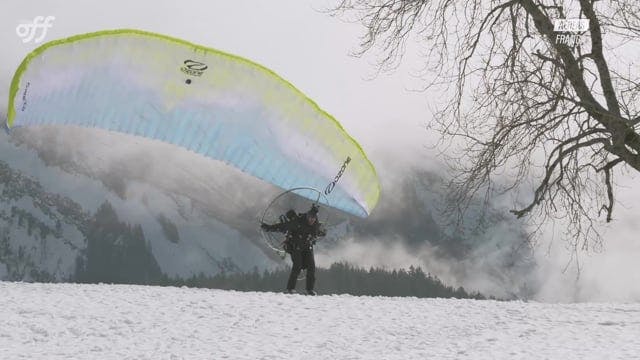 AEREAS (AERIALS) EP-08 Skiing and Paramotor in the French Alps