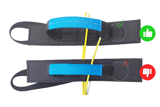 Rappel des Poignées de Conteneurs de Secours Ventral : NOTE DE SECURITE